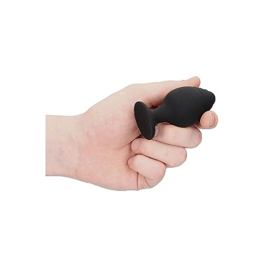 Rippled Butt Plug Set - Black